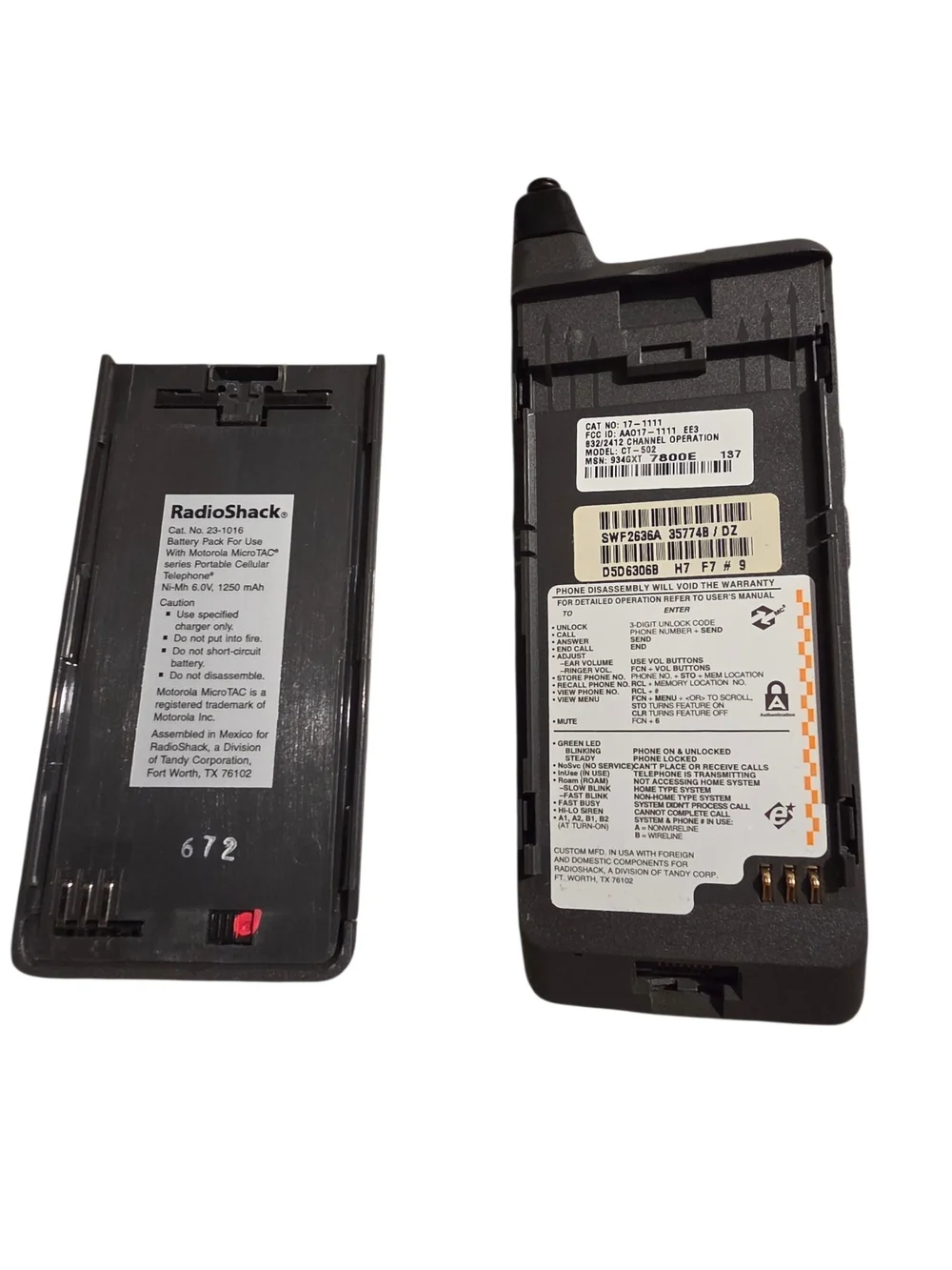 Radio Shack up sale